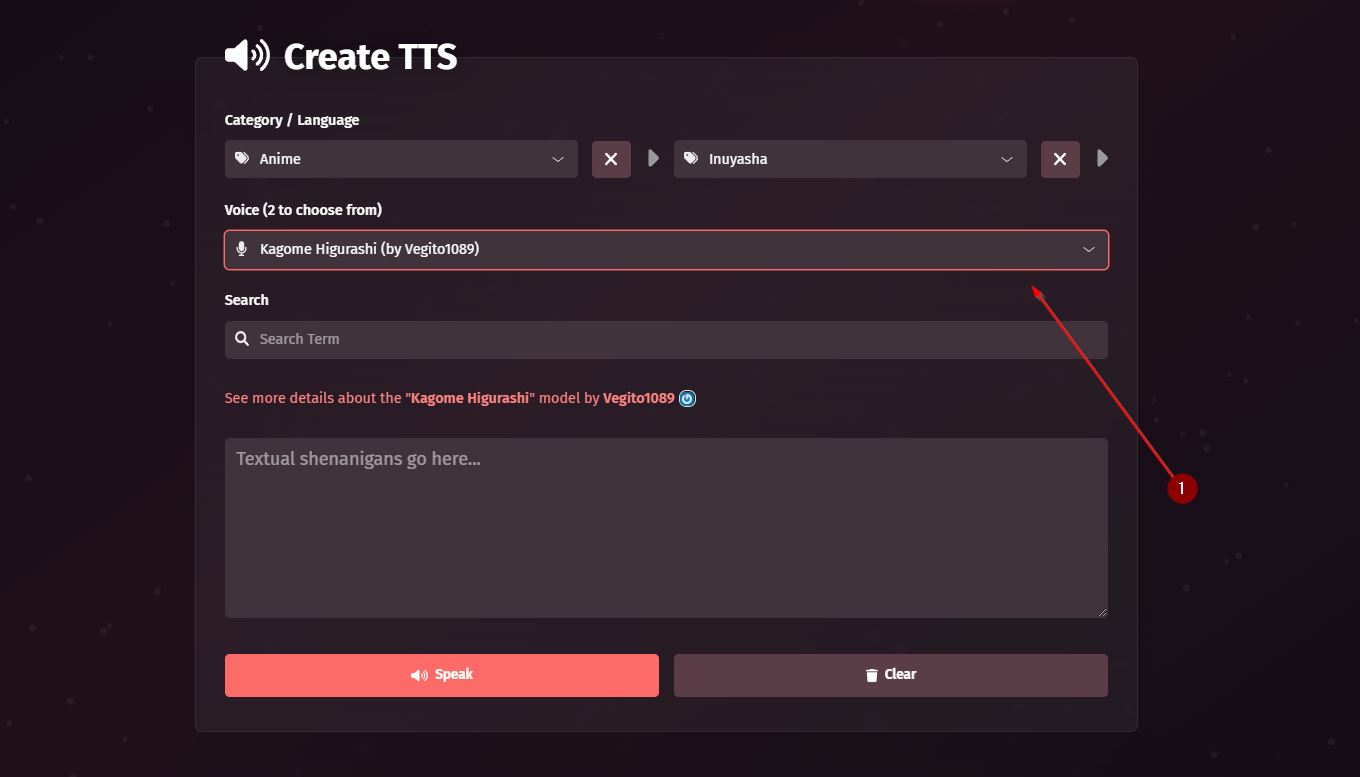 Selection of Cartoon/Anime Voices